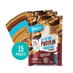 Chocolate Peanut Butter Protein Smoothie Packets