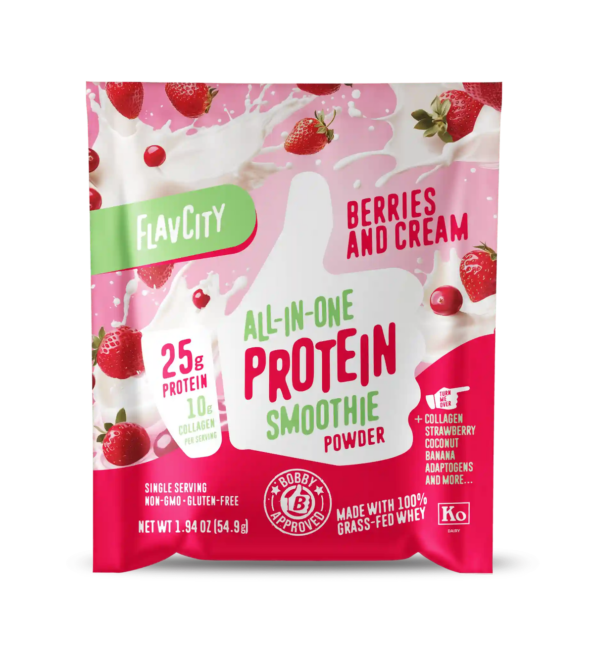 Protein Smoothie Single-Serve Berries & Cream