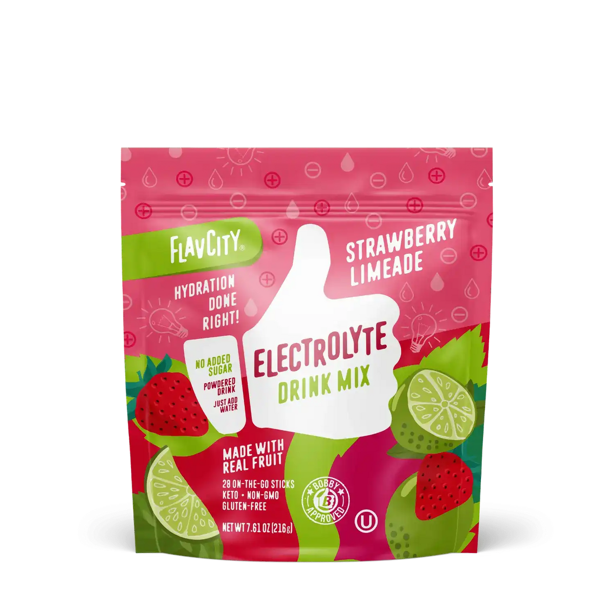 Strawberry Limeade Electrolyte Mix
